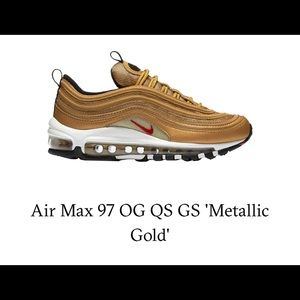 Metallic Gold/Varsity Red Women’s Nike Air Max 97